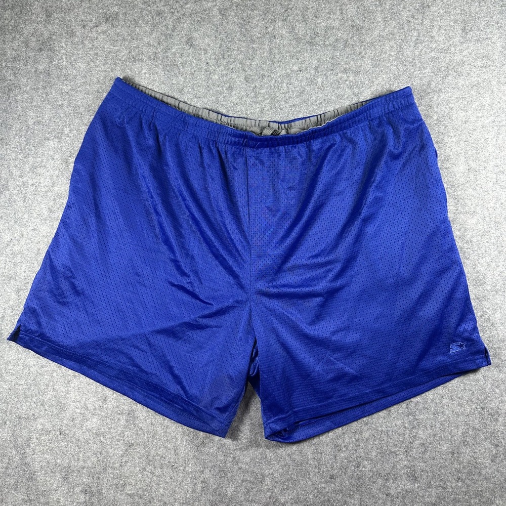 Starter Mesh Athletic‎ Shorts 3XL Royal Blue Breathable Polyester Activewear